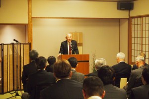 OB会会長　深町様より開会の挨拶